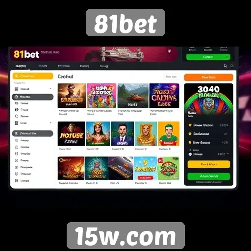 Interface e experiência do usuário no 81bet